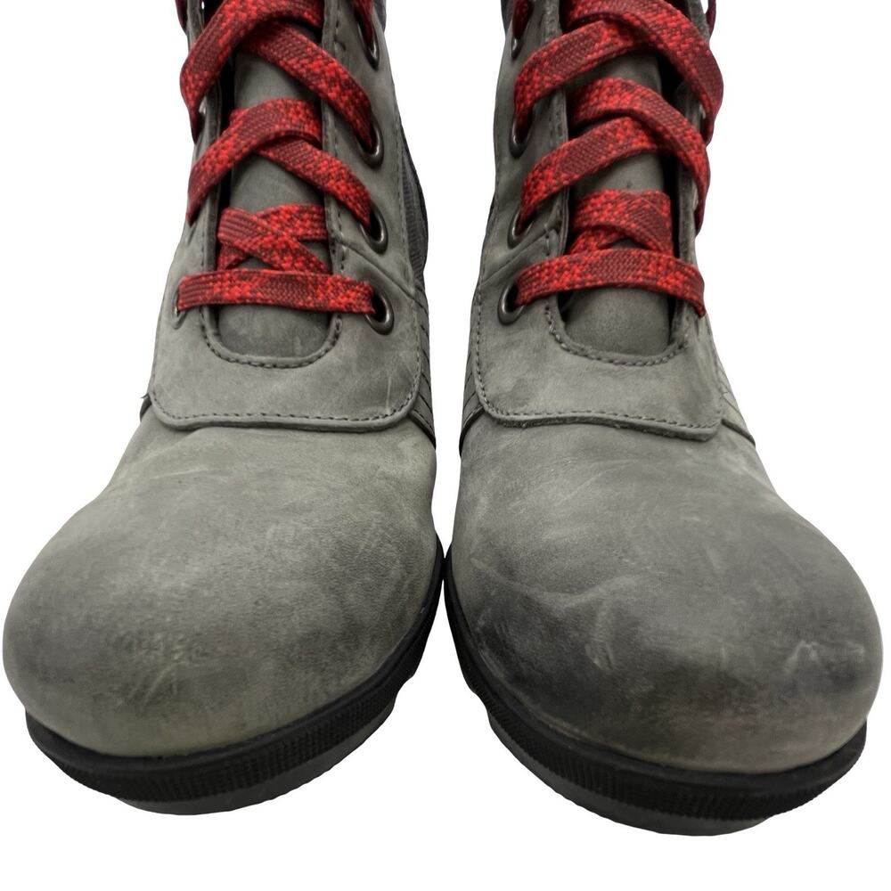 Sorel (11) Lexie Wedge Boot Quarry Waterproof Ankle Grey Winter Snow Rain - Picture 9 of 14